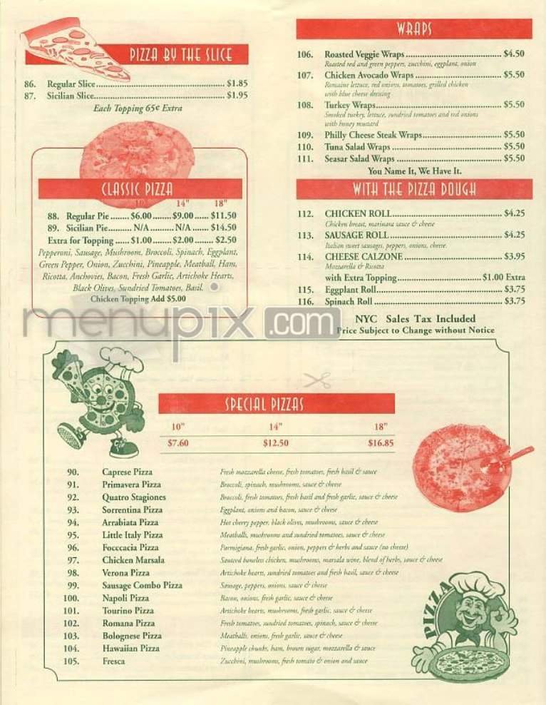 Menu page 4