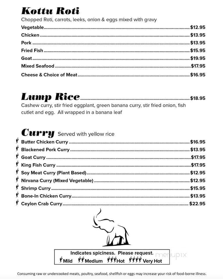 Menu page 8