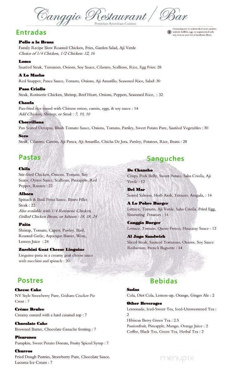 Menu page 4