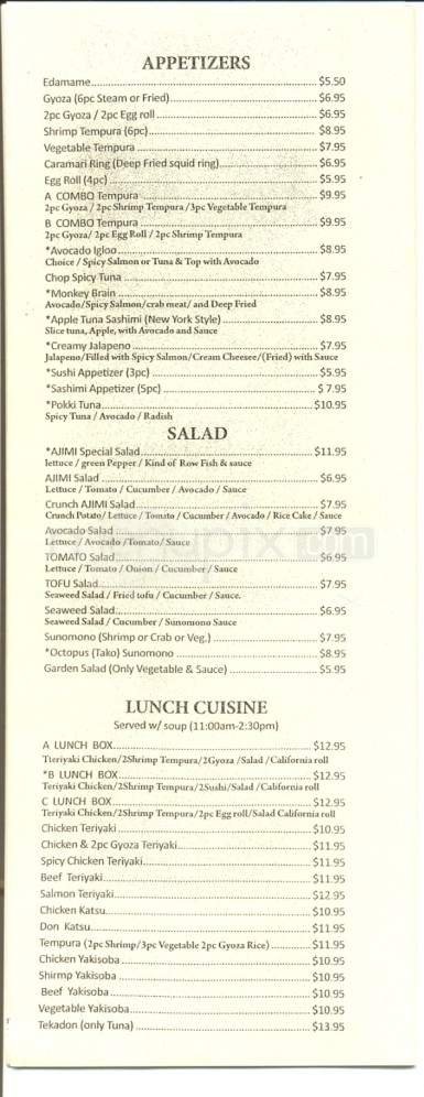 Menu page 2