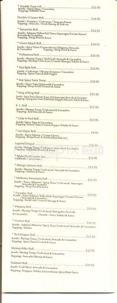 Menu page 6