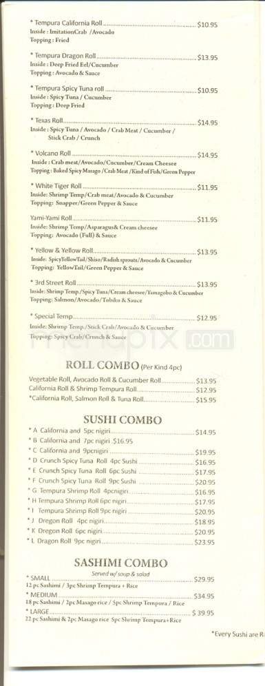 Menu page 7