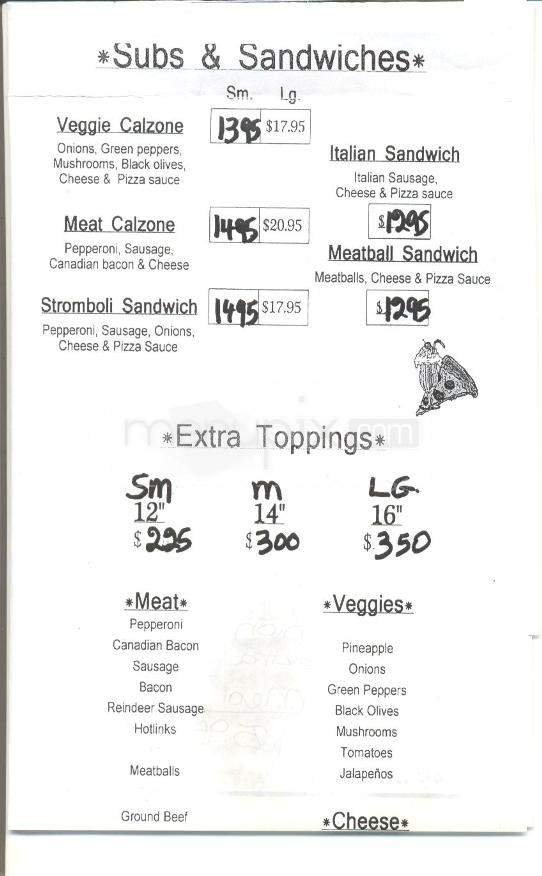Menu page 2