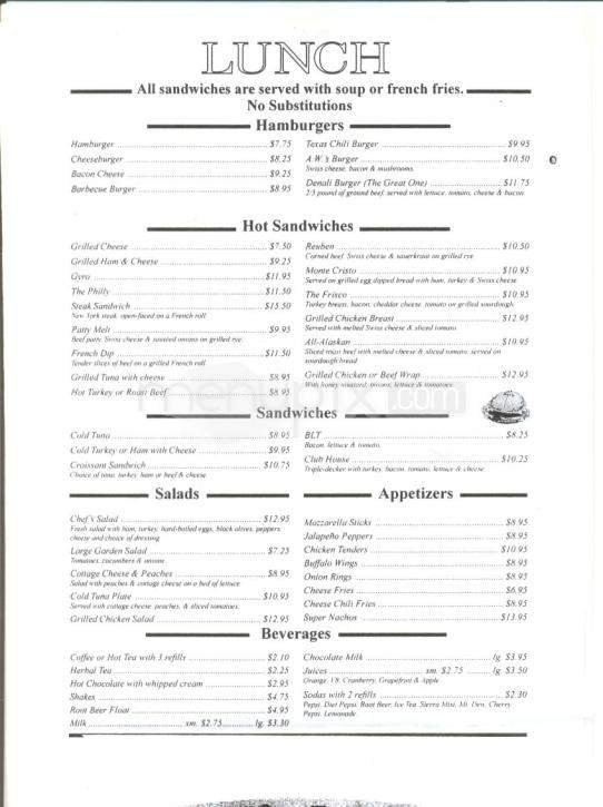 Menu page 3