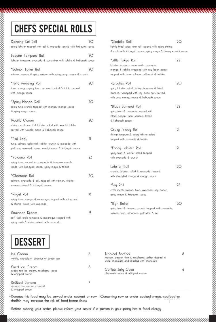 Menu page 3