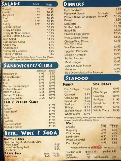 Menu page 5