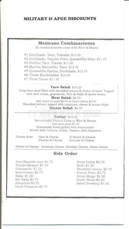 Menu page 2