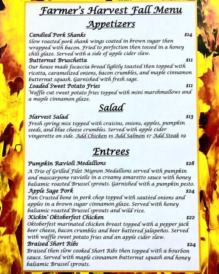Menu page 3