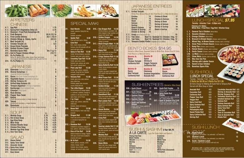 Menu page 2