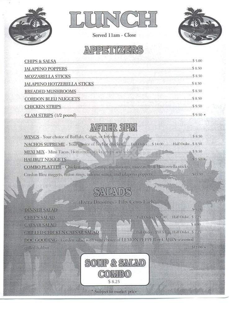 Menu page 3