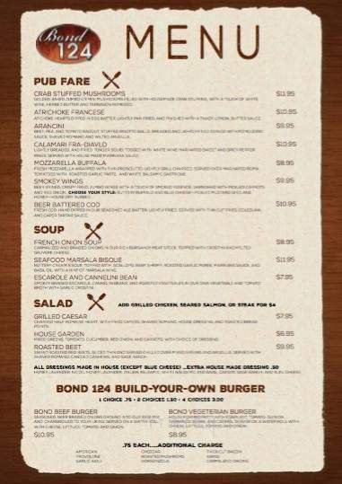 Menu page 2