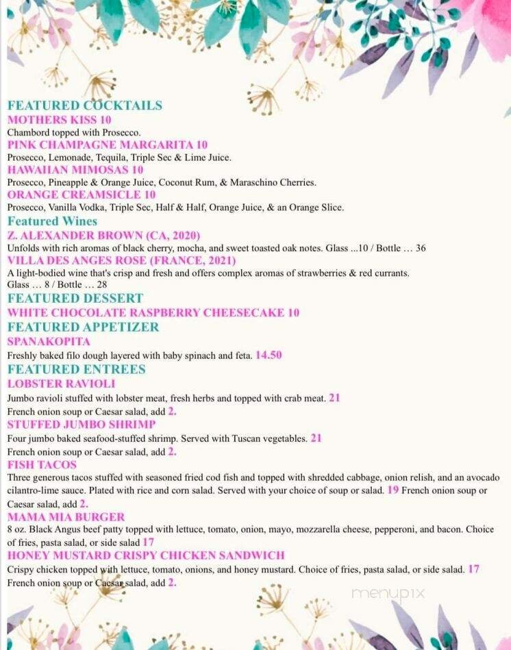 Menu page 3