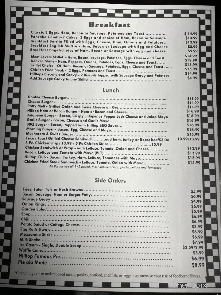 Menu page 2