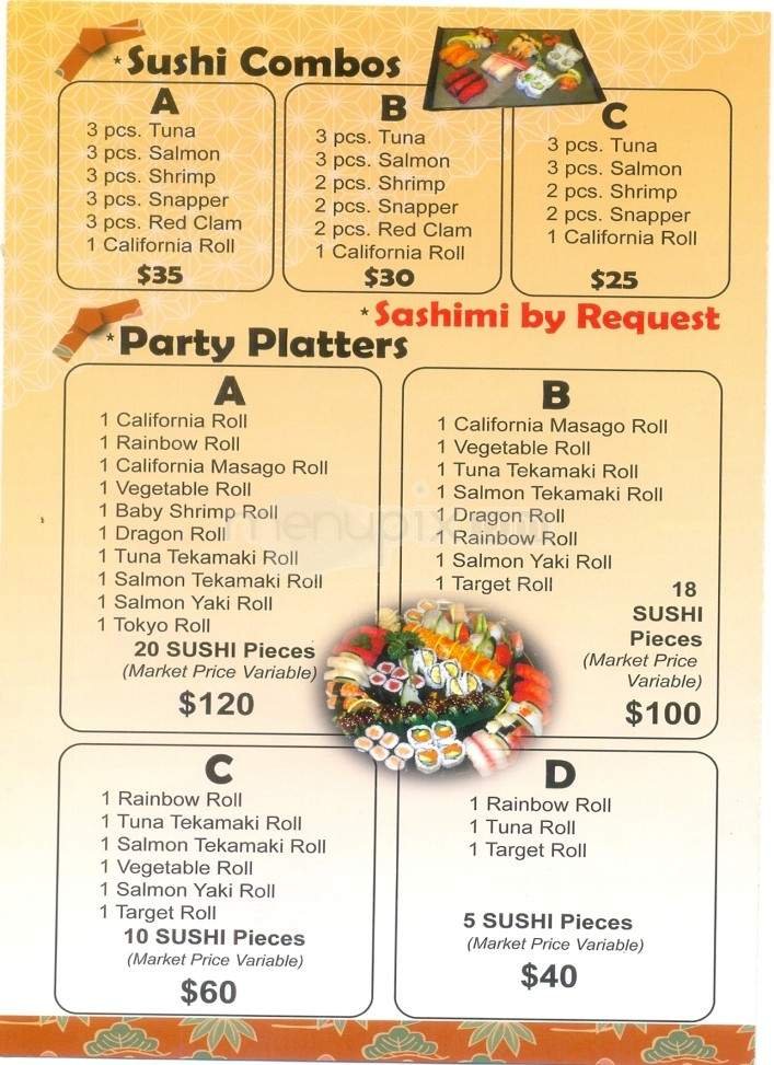 Menu page 3