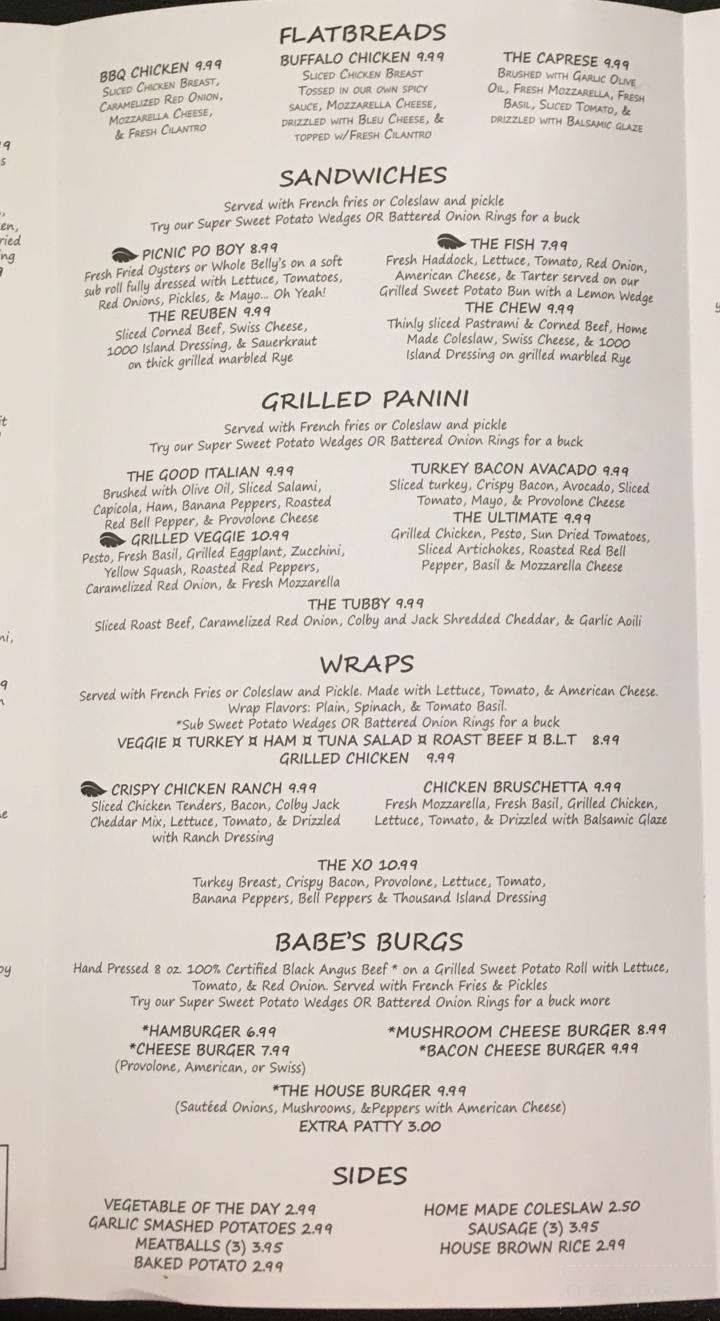 Menu page 4