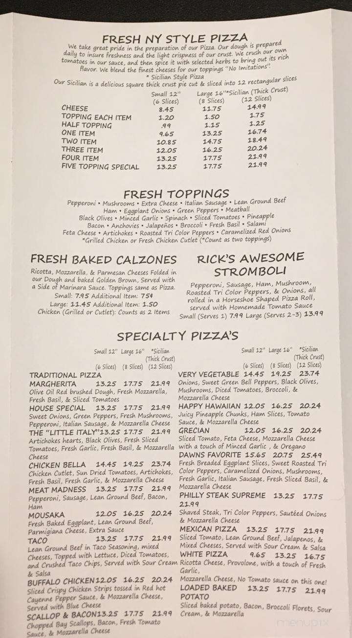 Menu page 7
