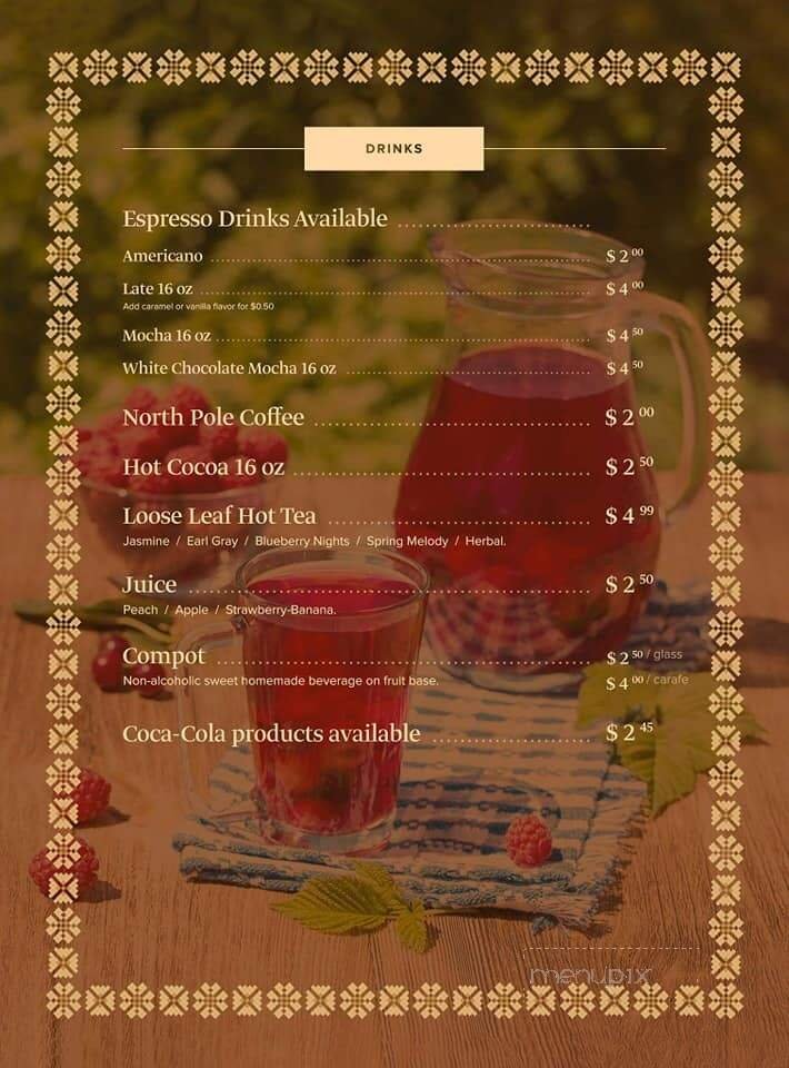 Menu page 2