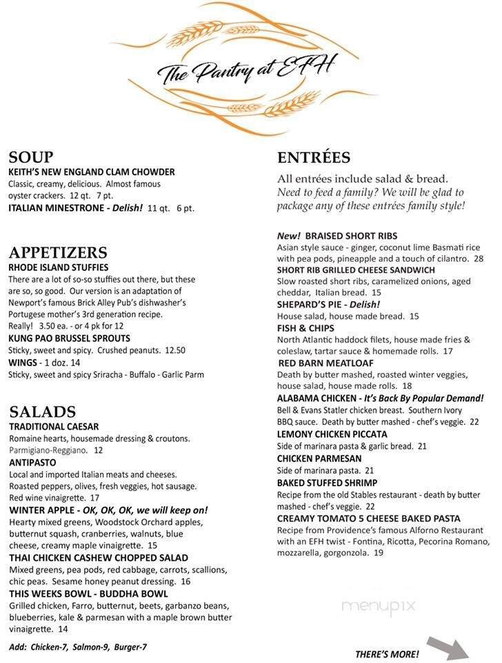 Menu page 1