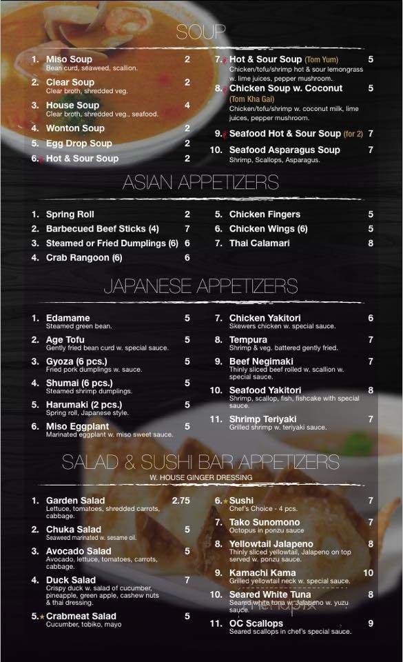 Menu page 2