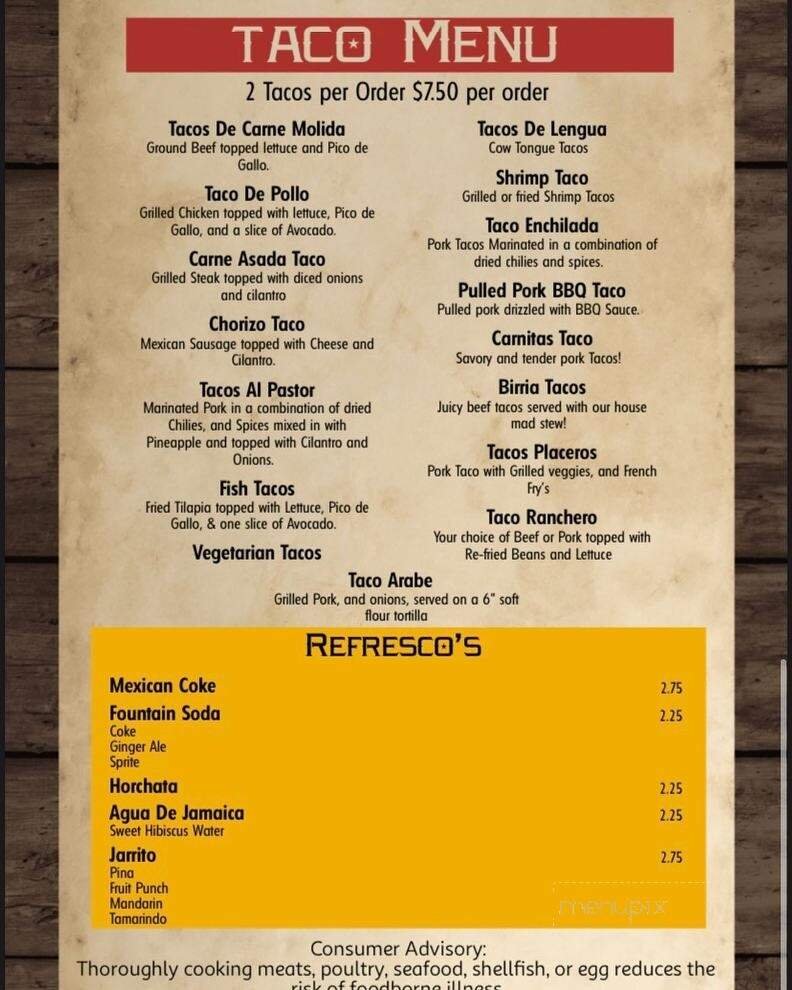 Menu page 5