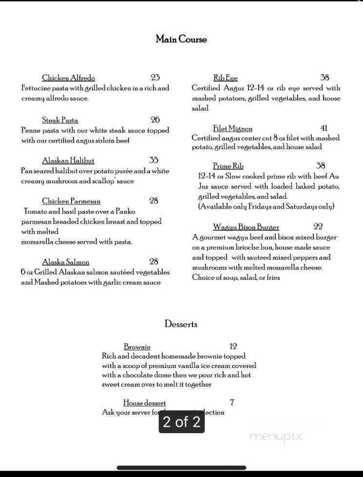 Menu page 2