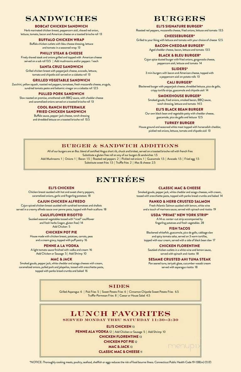 Menu page 2