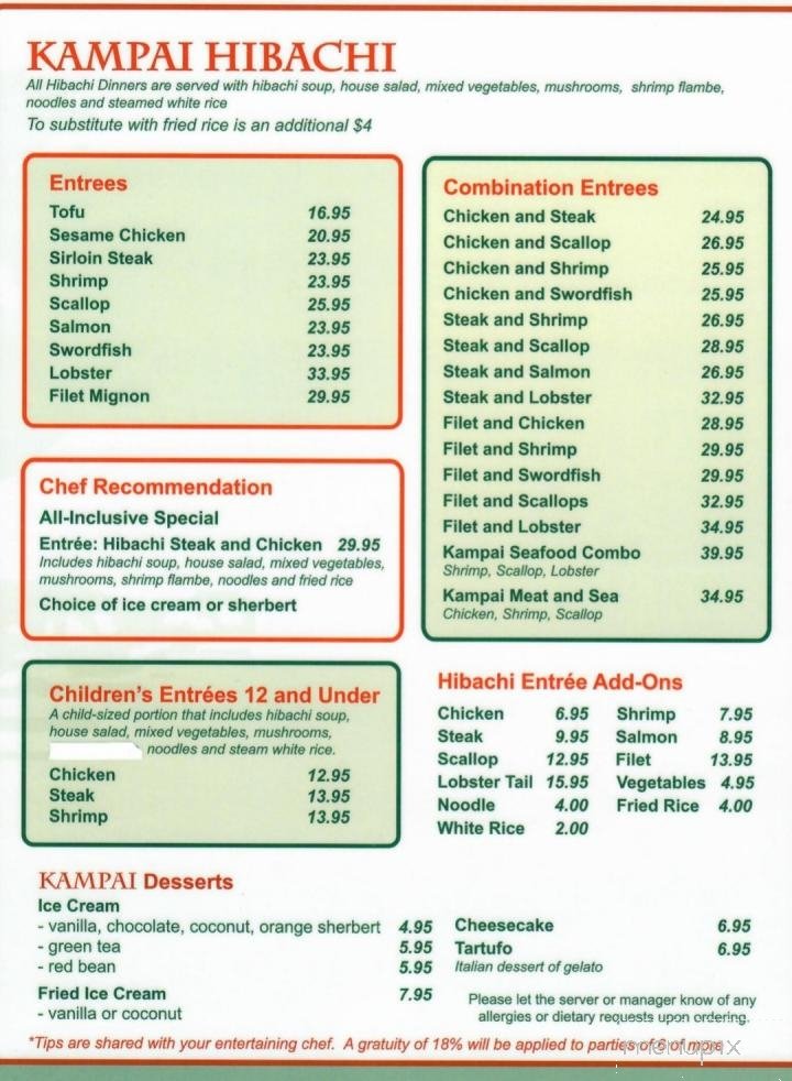 Menu page 2