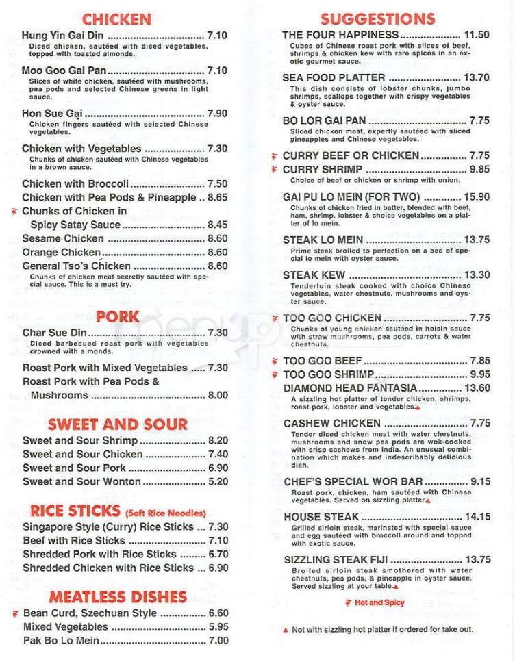 Menu page 4