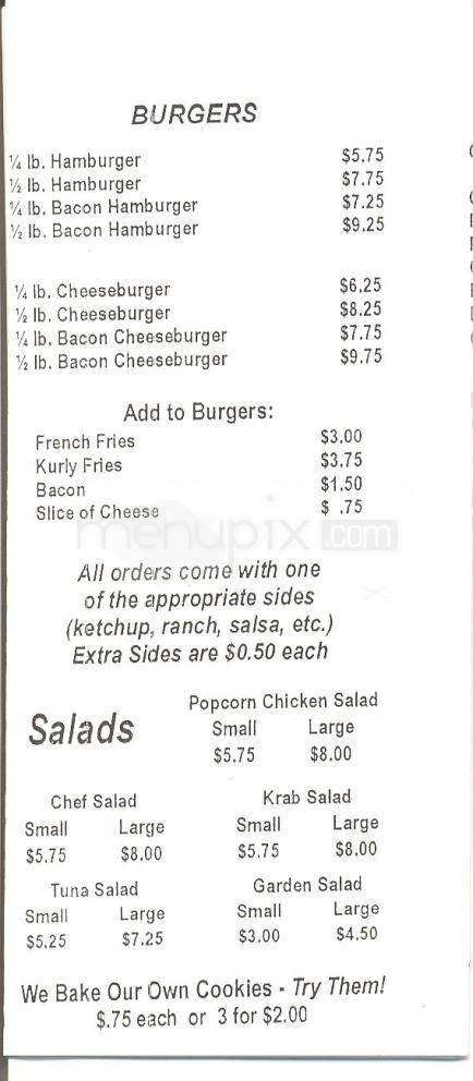 Menu page 3