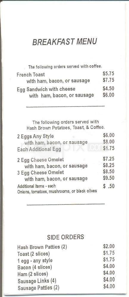 Menu page 5