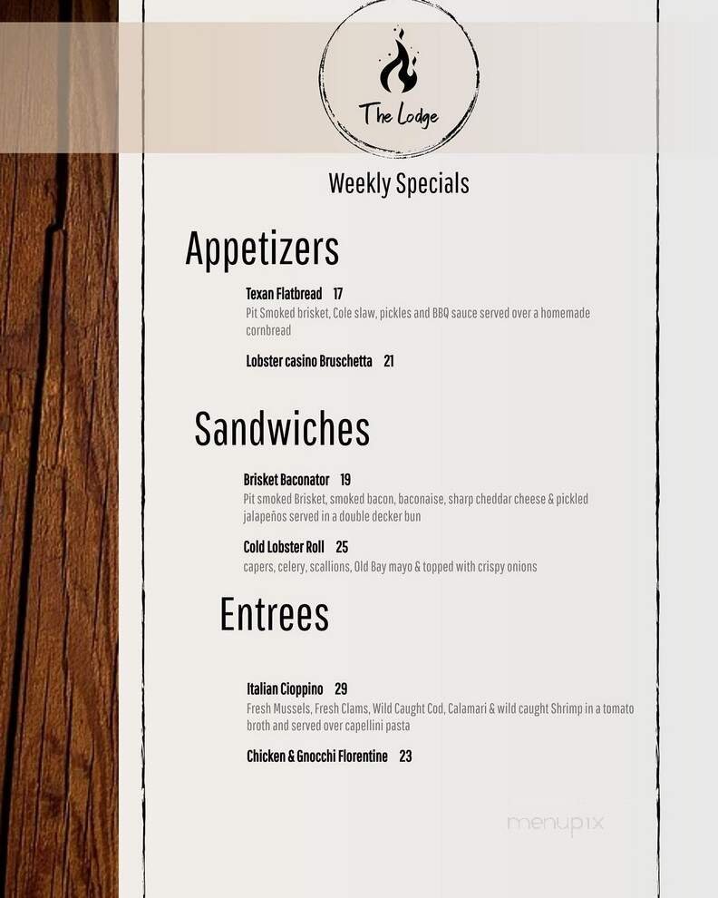 Menu page 6
