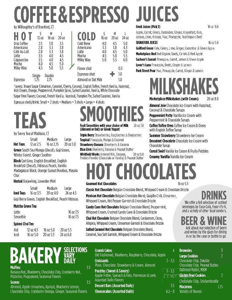 Menu page 1