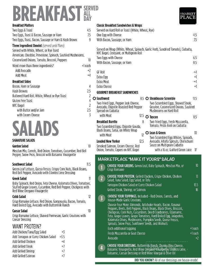 Menu page 2