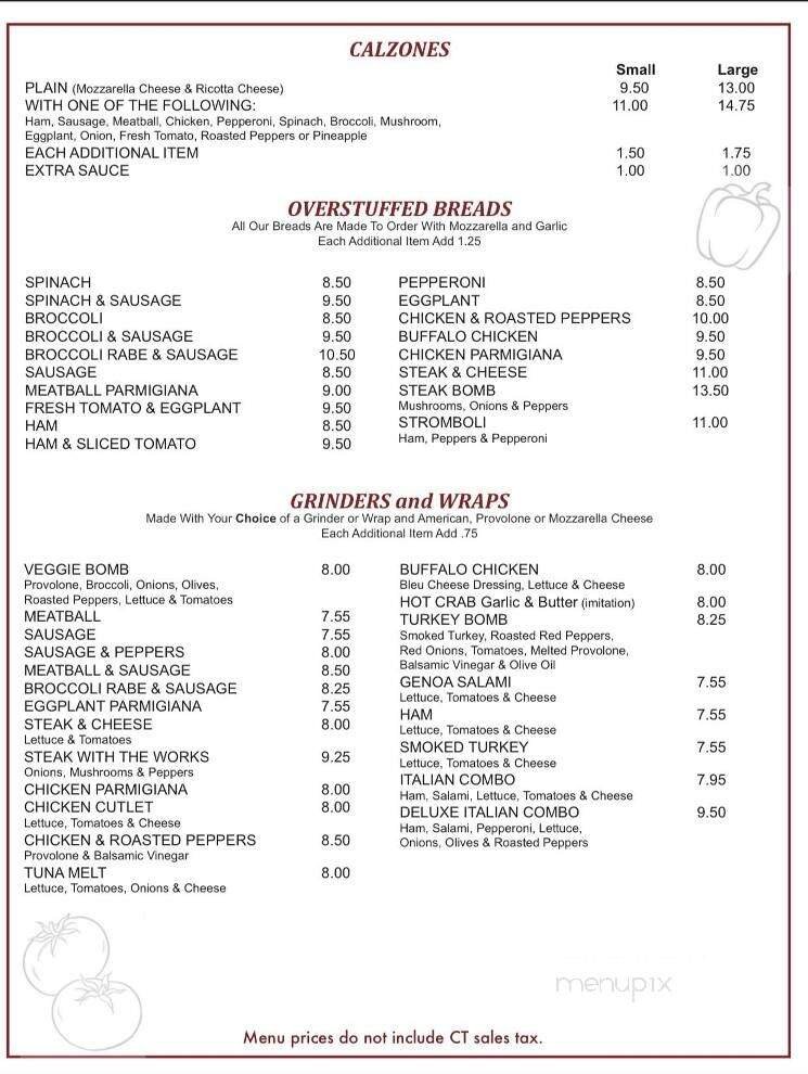 Menu page 3