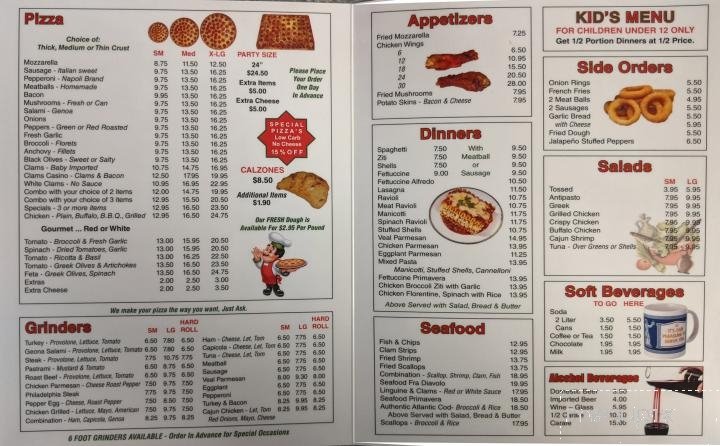 Menu page 2