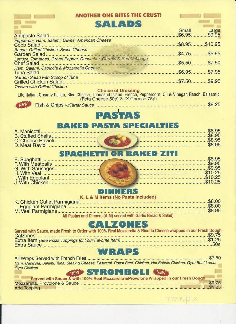 Menu page 5
