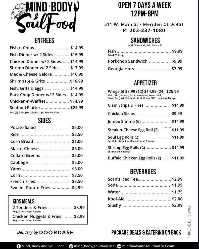 Menu page 2
