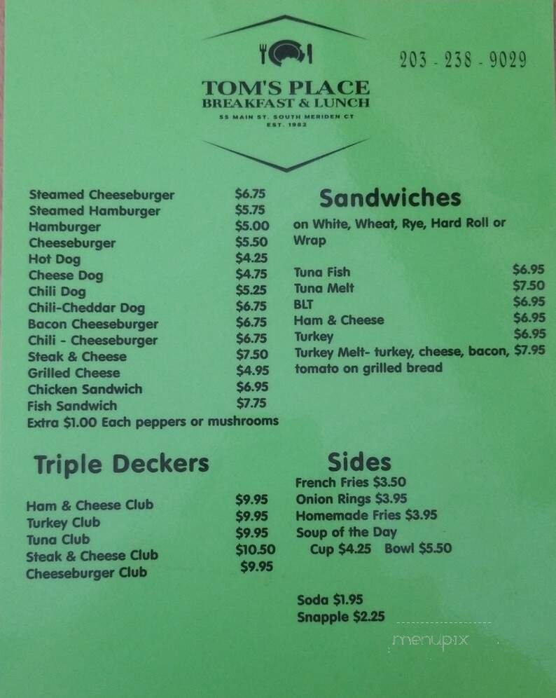 Menu page 2