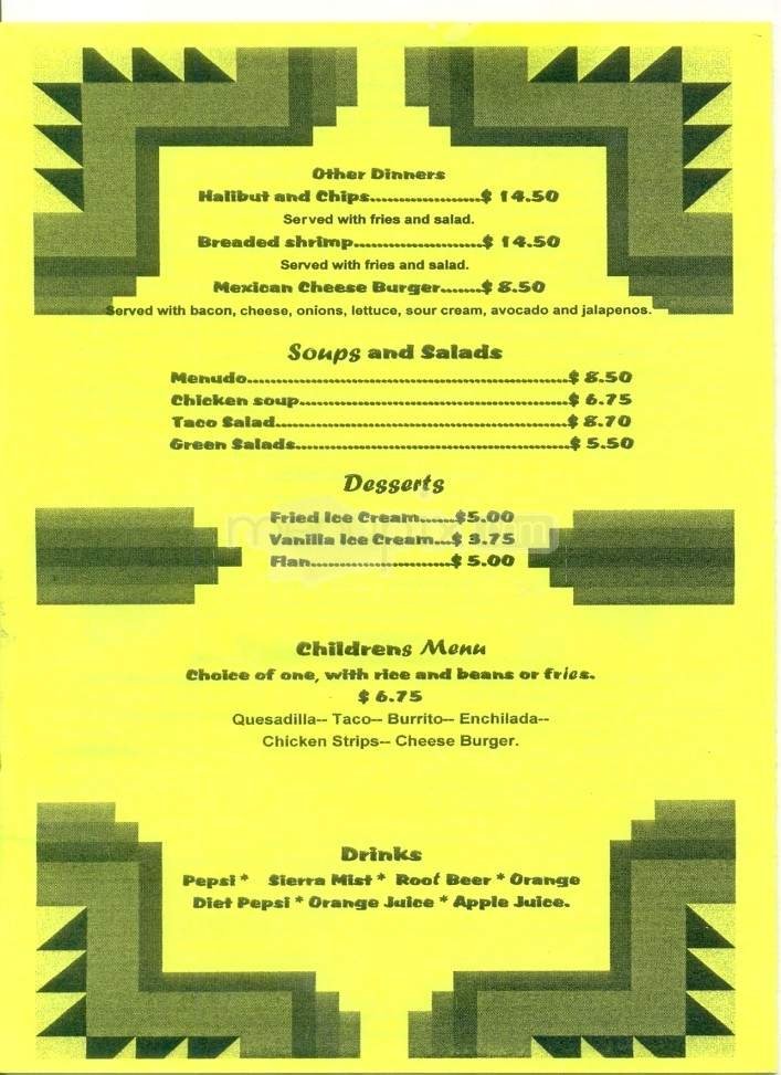 Menu page 4