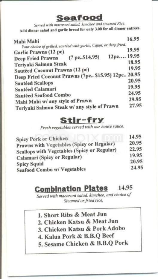 Menu page 3