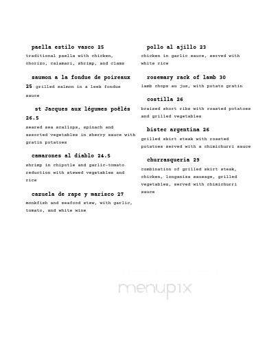 Menu page 2