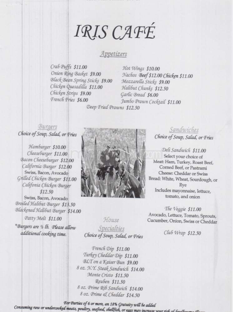 Menu page 2