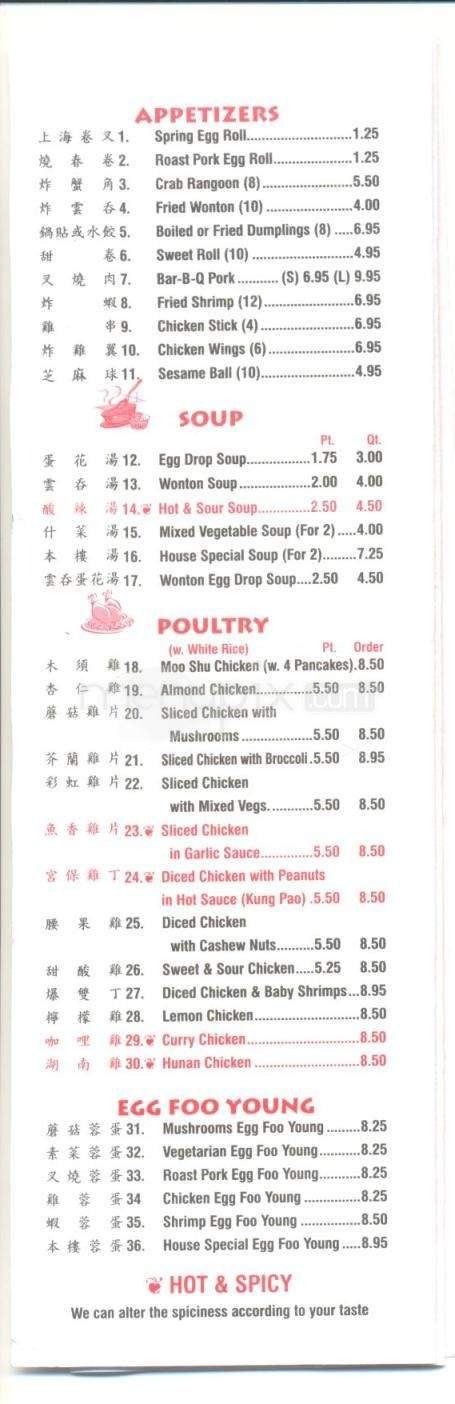 Menu page 3