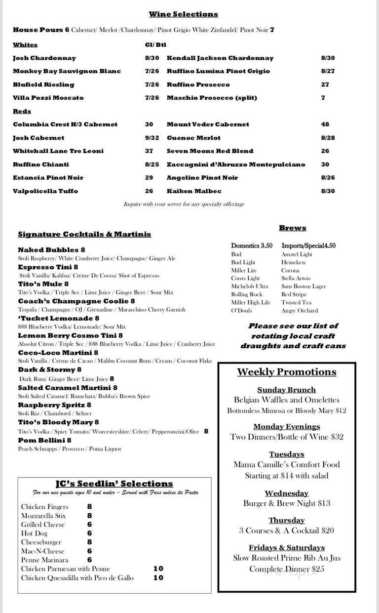 Menu page 2