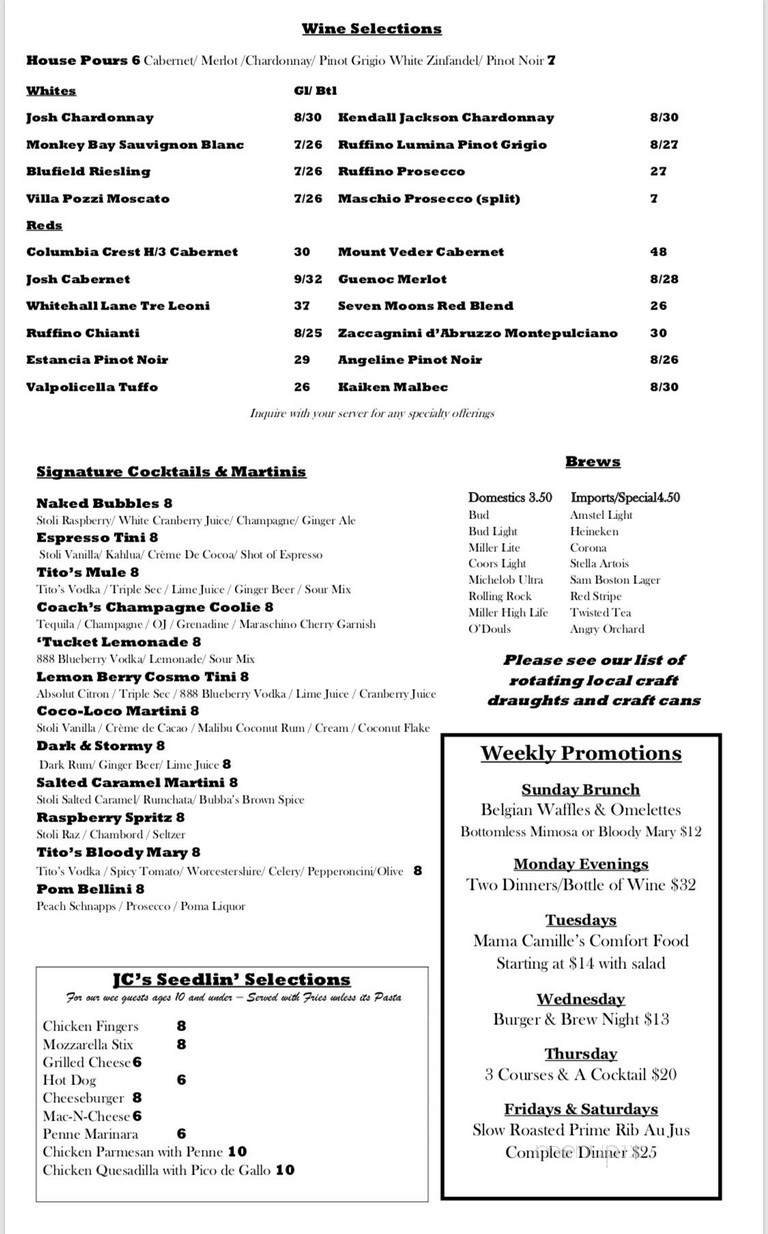 Menu page 4