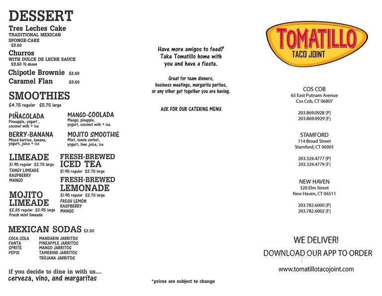 Menu page 2
