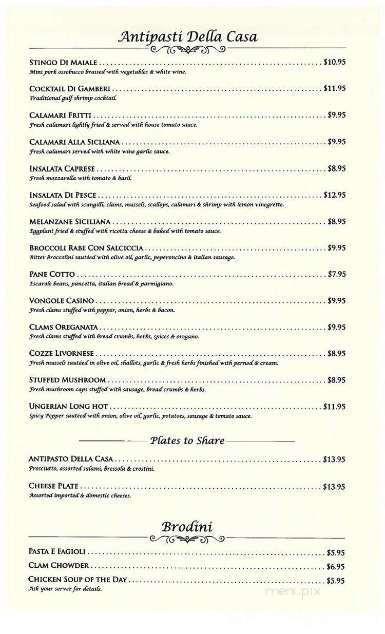 Menu page 1