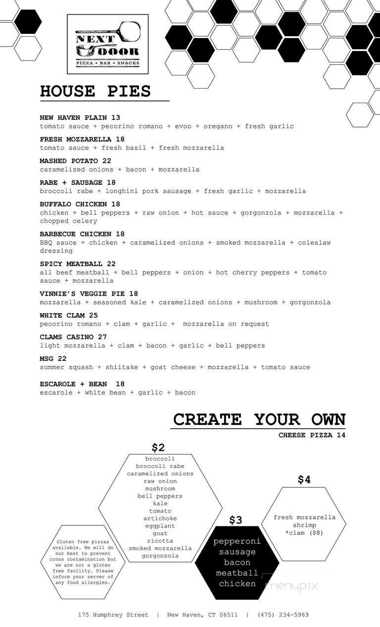Menu page 3