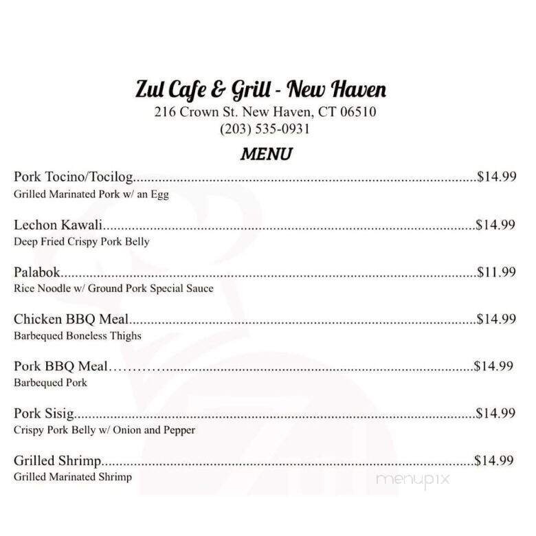 Menu page 2
