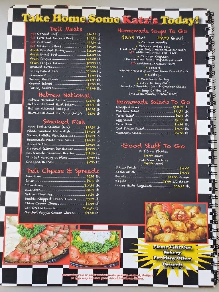 Menu page 7